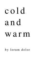 cold and warm