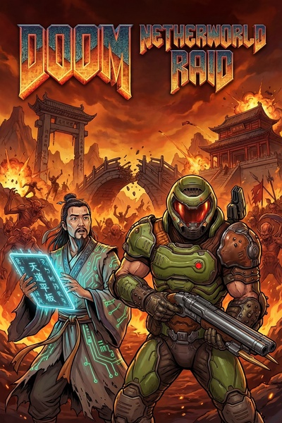 The Dao of Rip and Tear(DOOM x Chinese Mythology / Industrializing Hell)