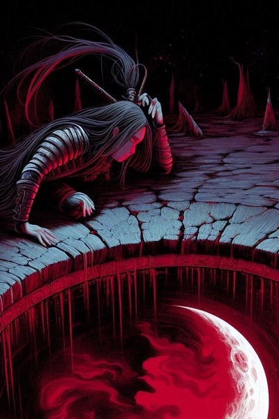 Crimson well Broken moon